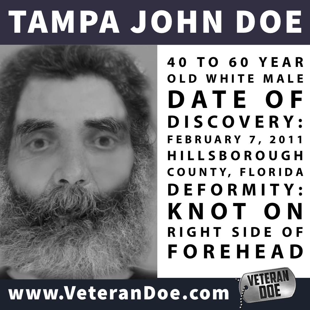 missing person Florida Tampa John Doe 