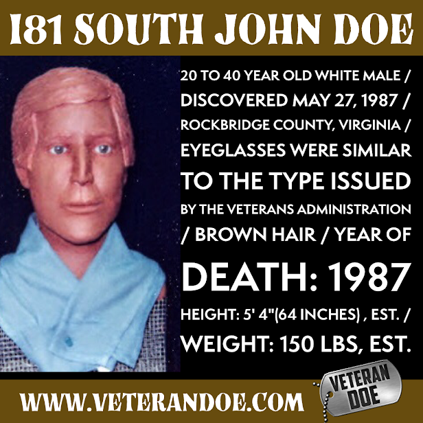 Unidentified Missing Person Virginia 1987