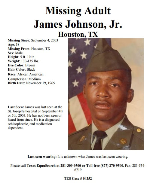 missing person james johnson texas