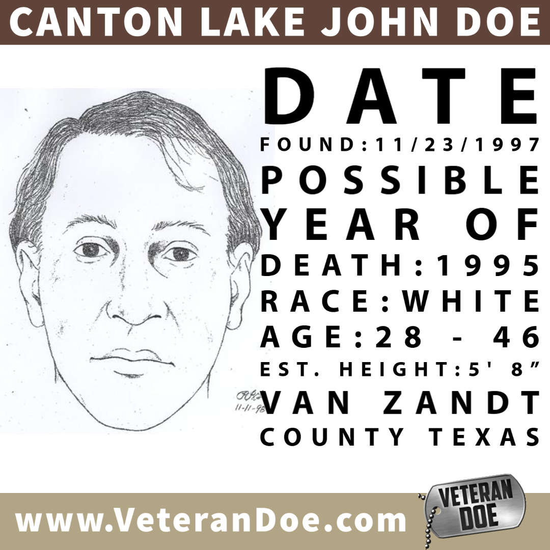 missing person texas 1997 unidentified