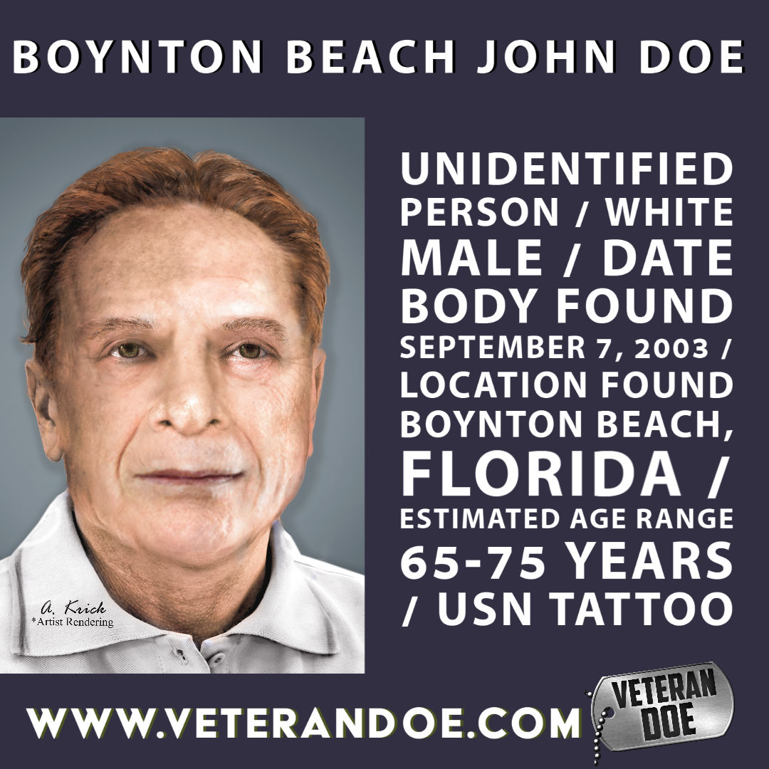 unidentified missing persons florida us navy tattoo